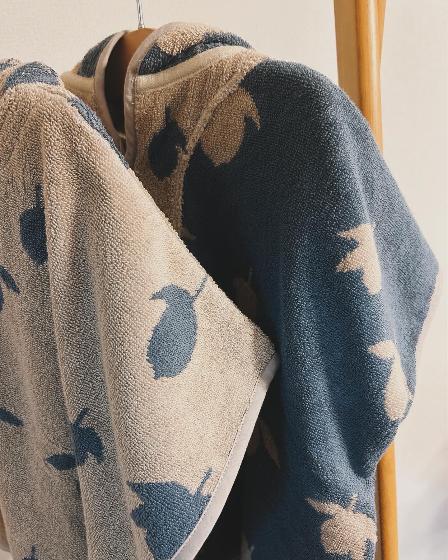 【Konges Sløjd】ポンチョタオル JACQUARD GOTS LEMON