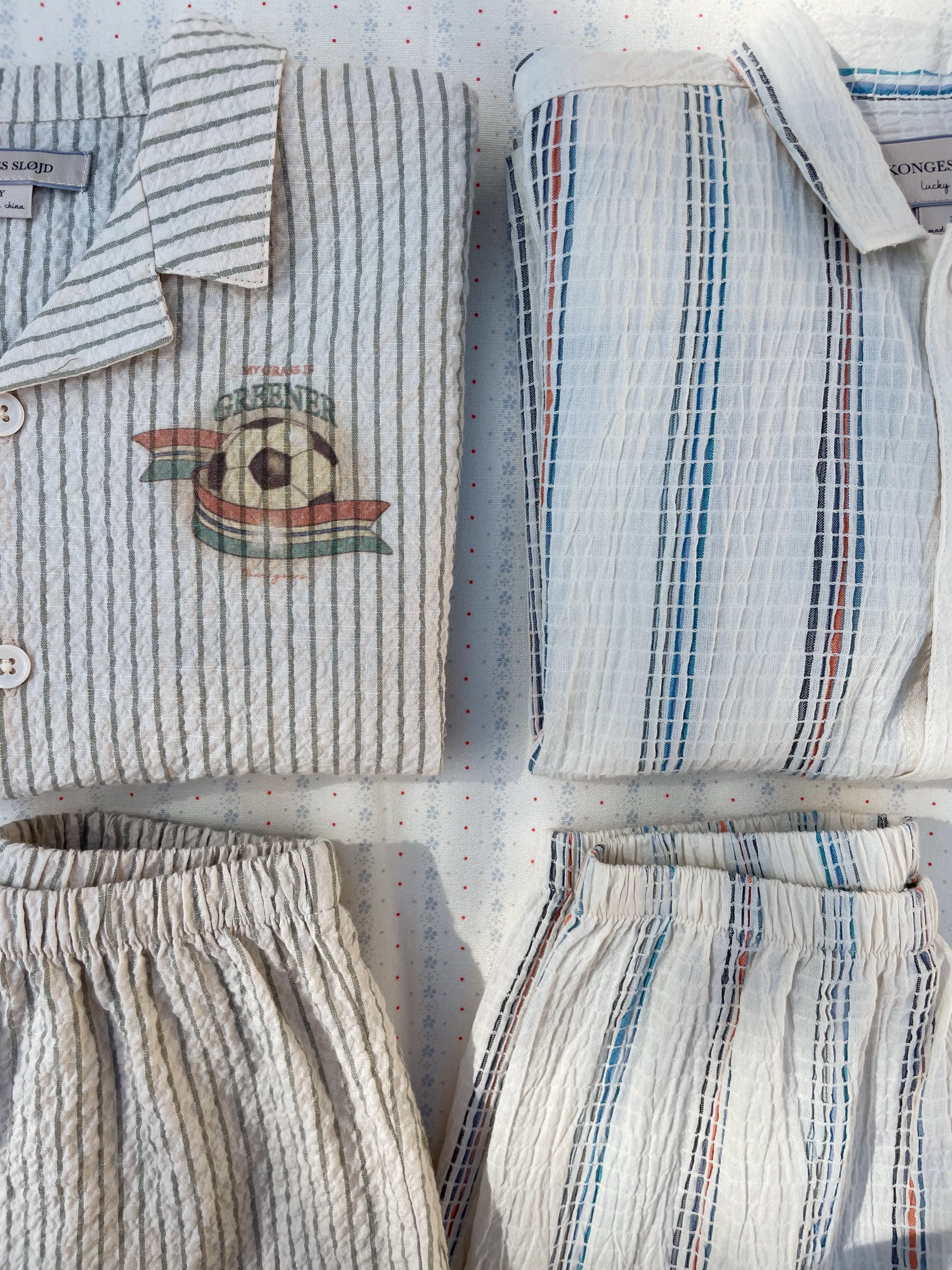 ShocKun & Wassan set ショックン & ワッサン セット Konges Sløjd】VINCENT SS SHIRT SHORT GOTS [ANTIQUE WHITE